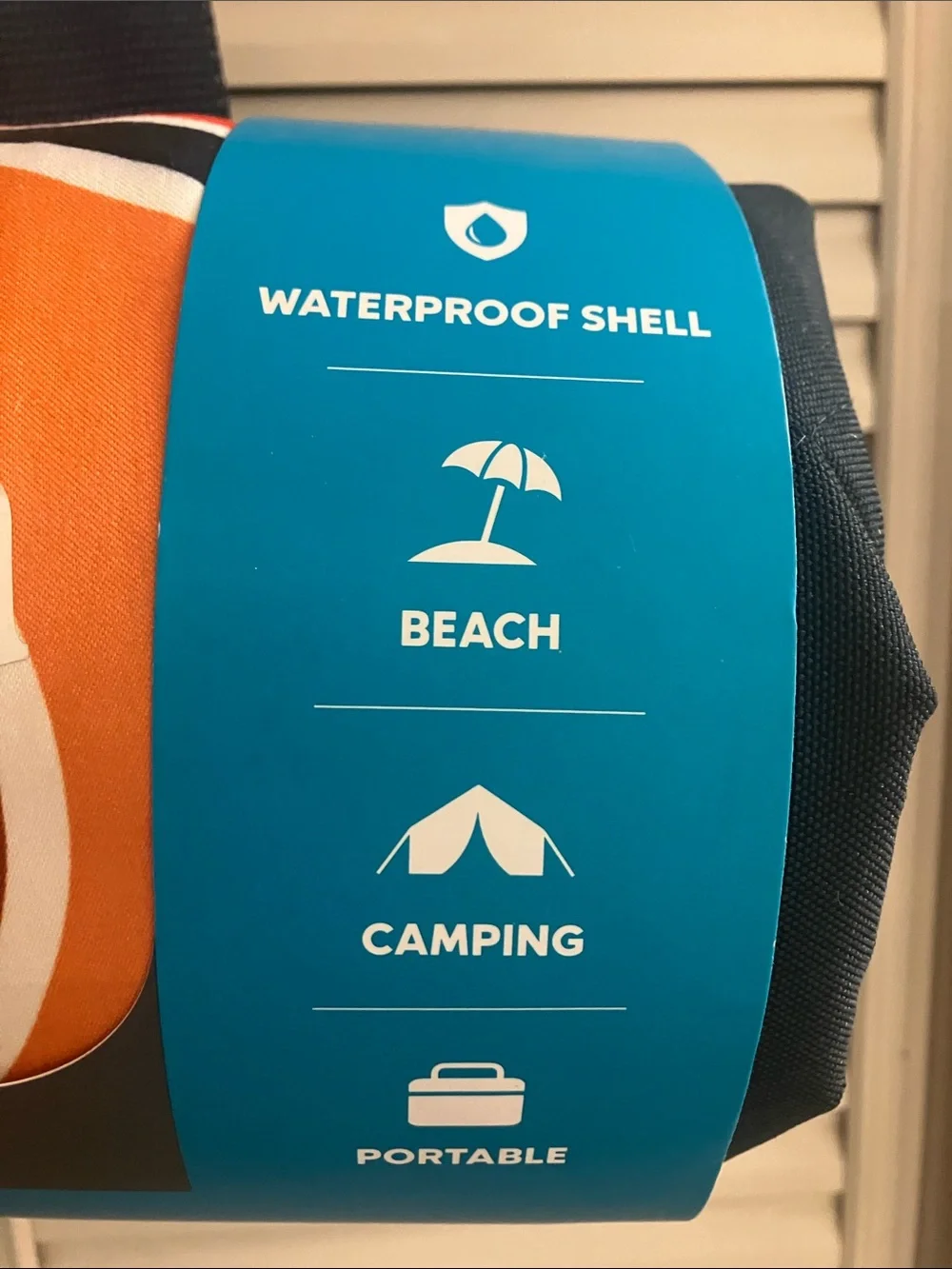 Columbia Orange Multi Roll-Up Waterproof Beach Mat 5 star rating
